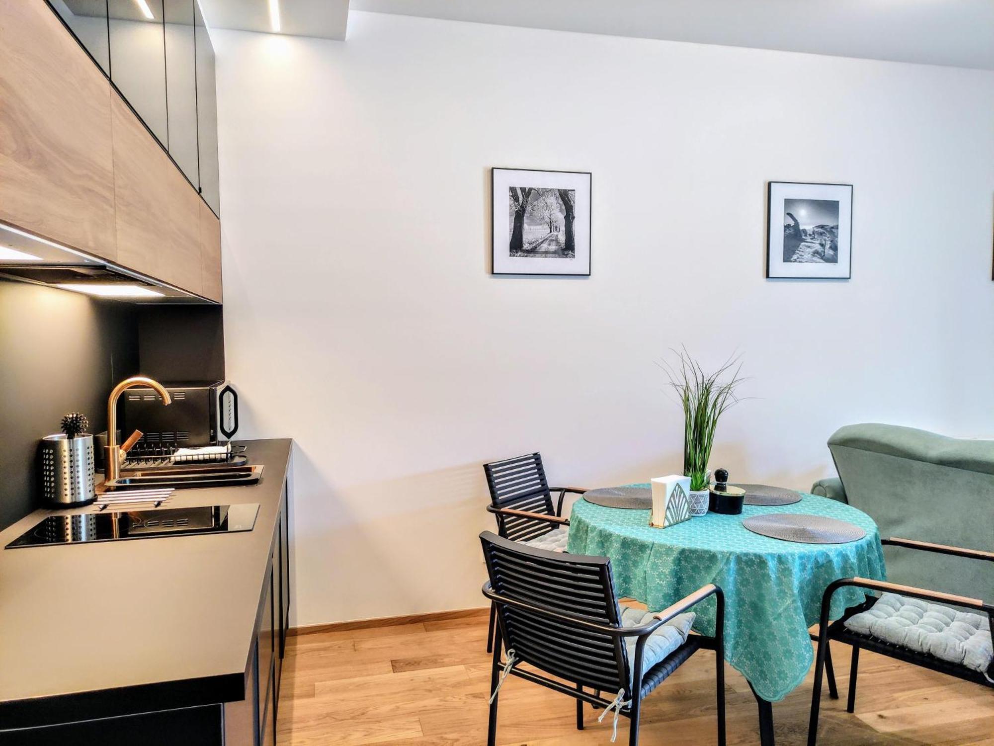 Grand Spa Harrachov - Wellness Luxusni Apartman S Velkou Virivkou, Saunou, Kuchyni A Venkovnim Posezenim V Centru Harrachova Rum bild